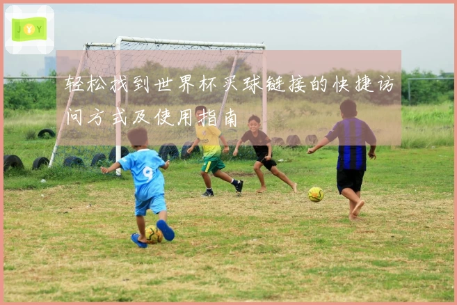 轻松找到世界杯买球链接的快捷访问方式及使用指南